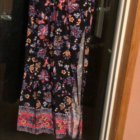 Floral print spaghetti strap long dress - Picture 5 of 7